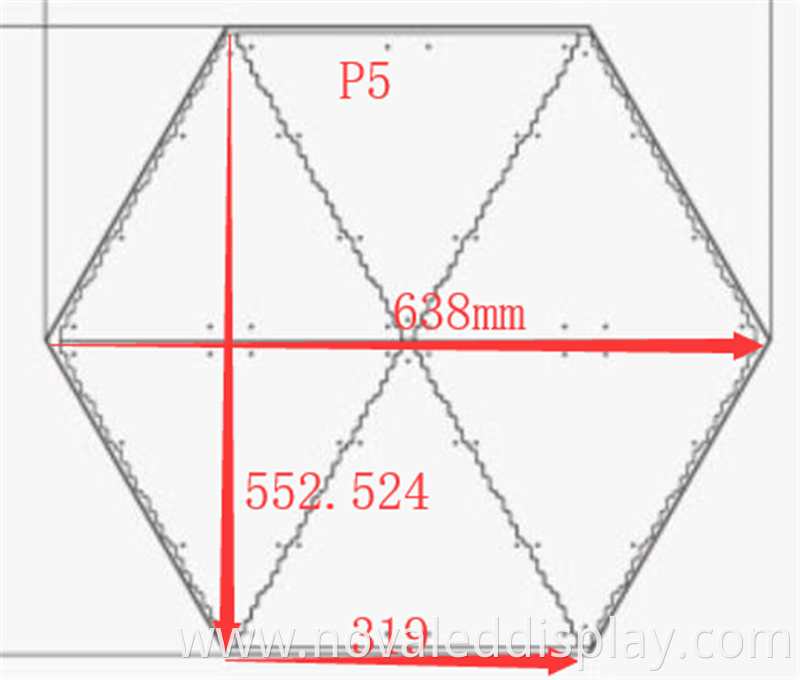 Hexagon Led Display 